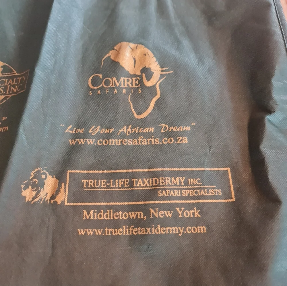 Tote Reusable Garment Grocery Bag Africa Safari Specialty Importers